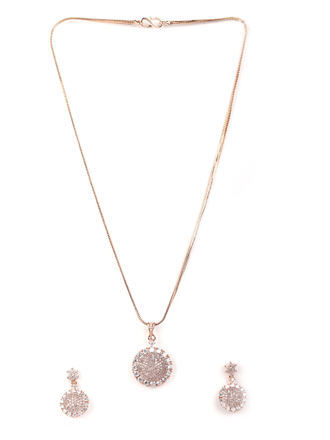 Priyaasi Women American Diamond Jewellery Sets with Ring - Grab2buy