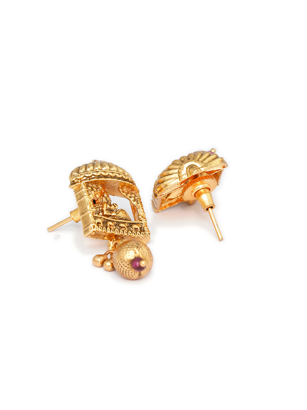 Priyaasi Women Ruby & Emerald Gold Plated Dulhan Doli Jewellery Set - Grab2buy