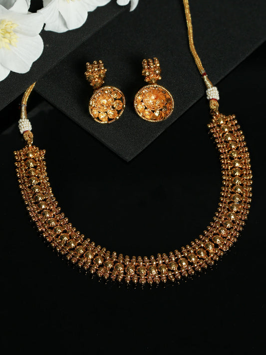 Priyaasi Women Traditional Gold Plated Jewellery Set - Grab2buy