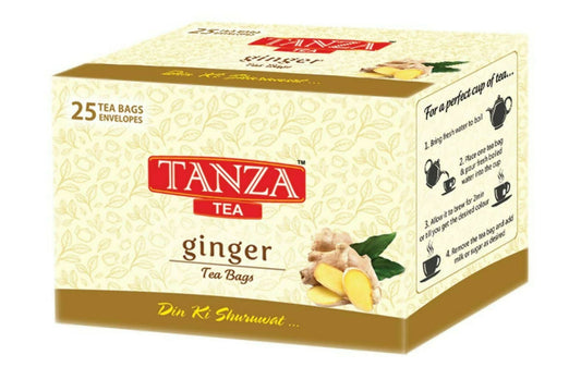 Tanza Tea Ginger Tea Bags - Grab2buy