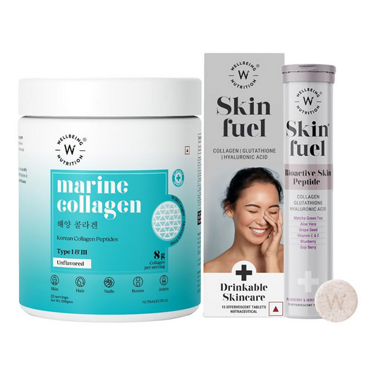 Wellbeing Nutrition Collagen & Glutathione Anti-Ageing Combo Grab2Buy Wellbeing Nutrition Grab2Buy