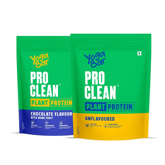 Yoga Bar Pro Clean Plant Protein Powder Chocolate Flavour & Unflavoured Grab2Buy Yoga Bar Grab2Buy