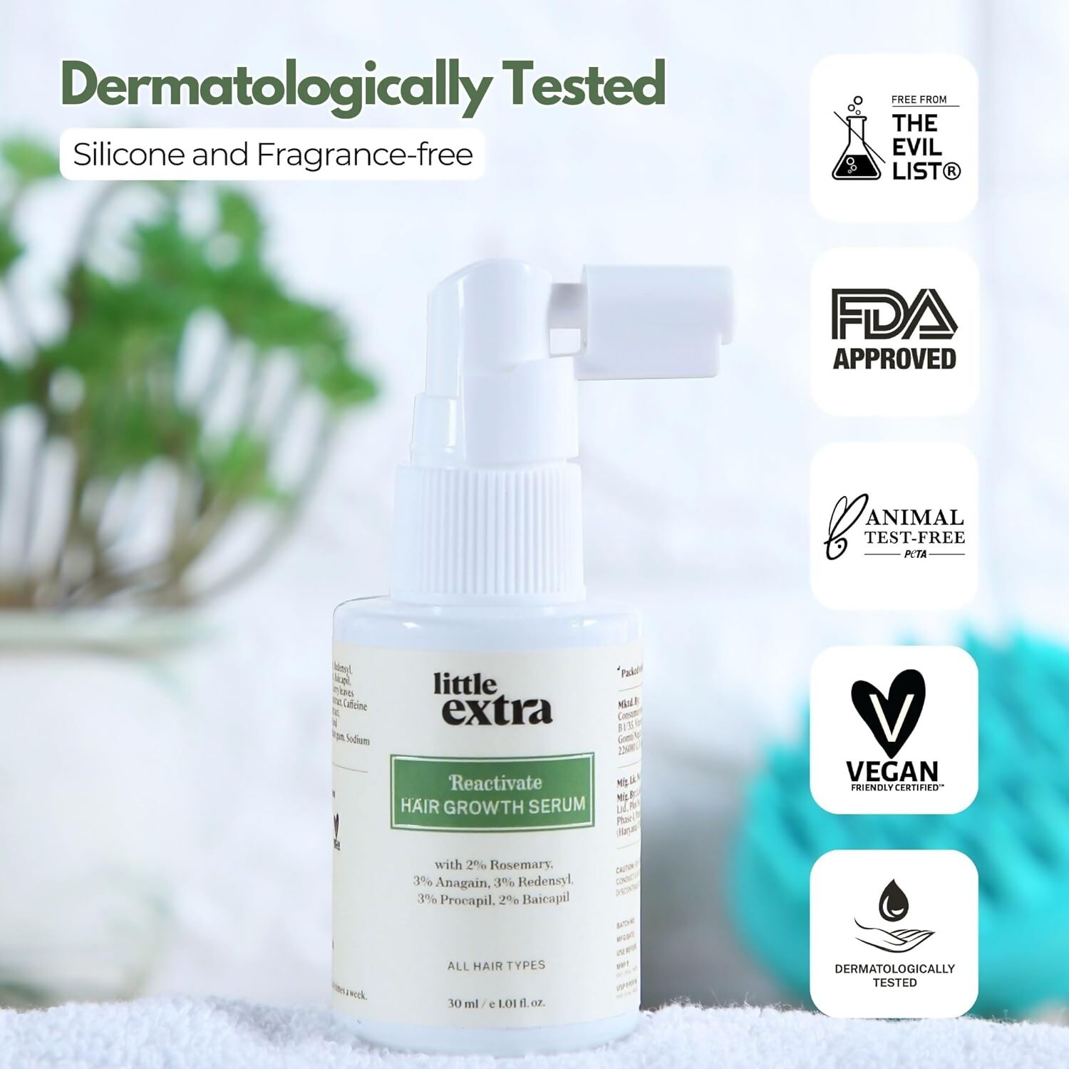 Little Extra Reactivate Hair Growth Serum - Grab2buy