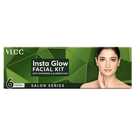 VLCC Salon Series Insta Glow Facial Kit (6 Facials) For Premature Ageing, Youthful Glow Facial Kit Grab2Buy VLCC Grab2Buy
