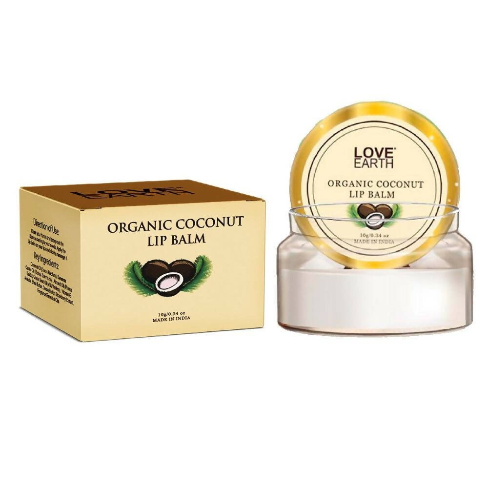 Love Earth Organic Coconut Lip Balm - Grab2buy