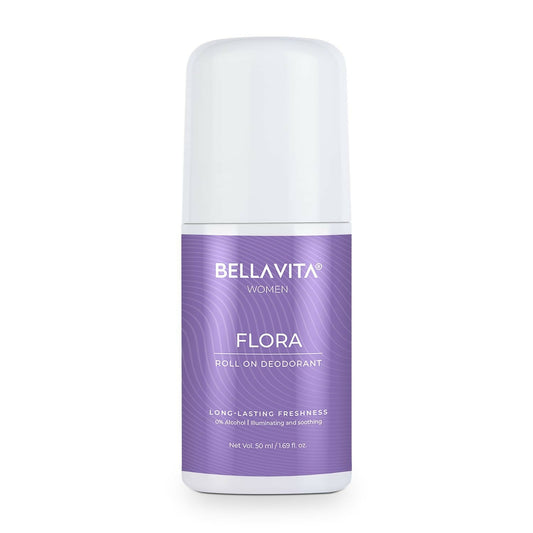 Bella Vita Flora Natural Underarm Roll On Deodorant for Women