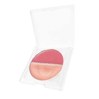 Ruby's Organics Crรจme Duo (Blush + Highlighter) - Deep Rose + Illuminate