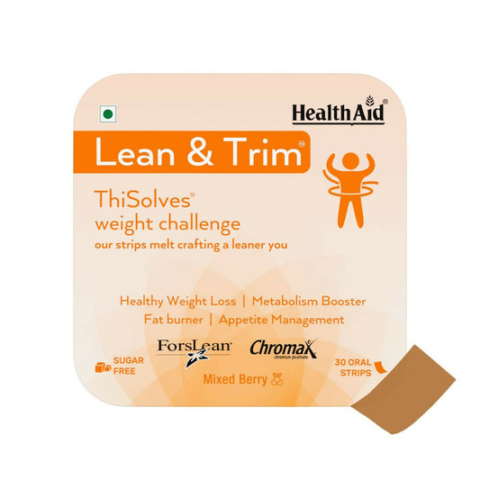 HealthAid Lean & Tirm ThiSolves Oral Strips - Grab2buy