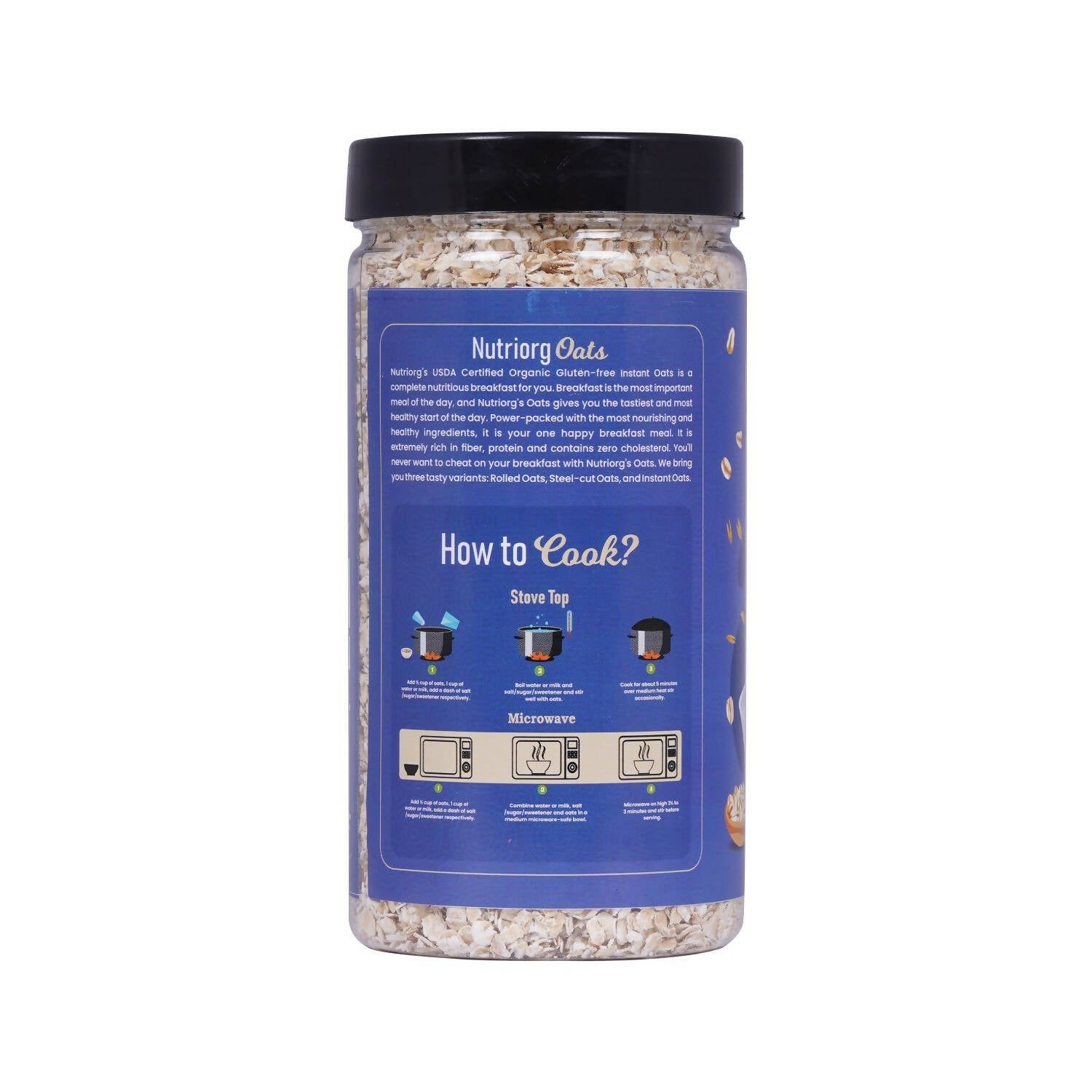 Nutriorg Certified Organic Instant Oats - Grab2buy