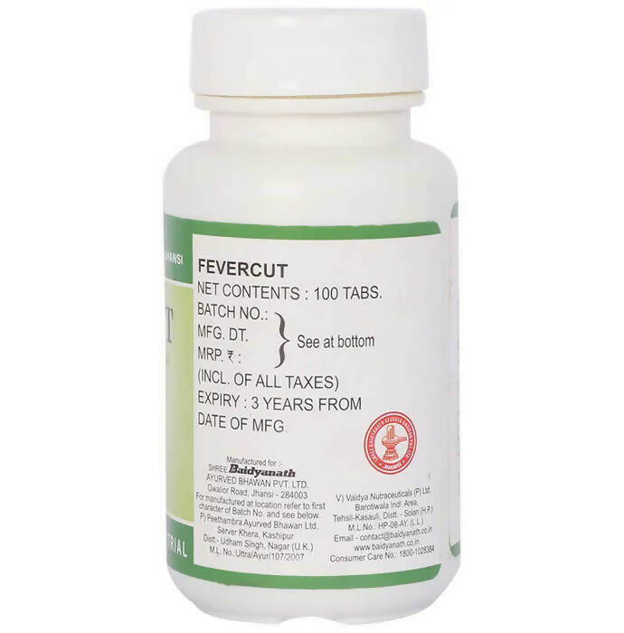 Baidyanath Jhansi Fevercut Tablets - Grab2buy