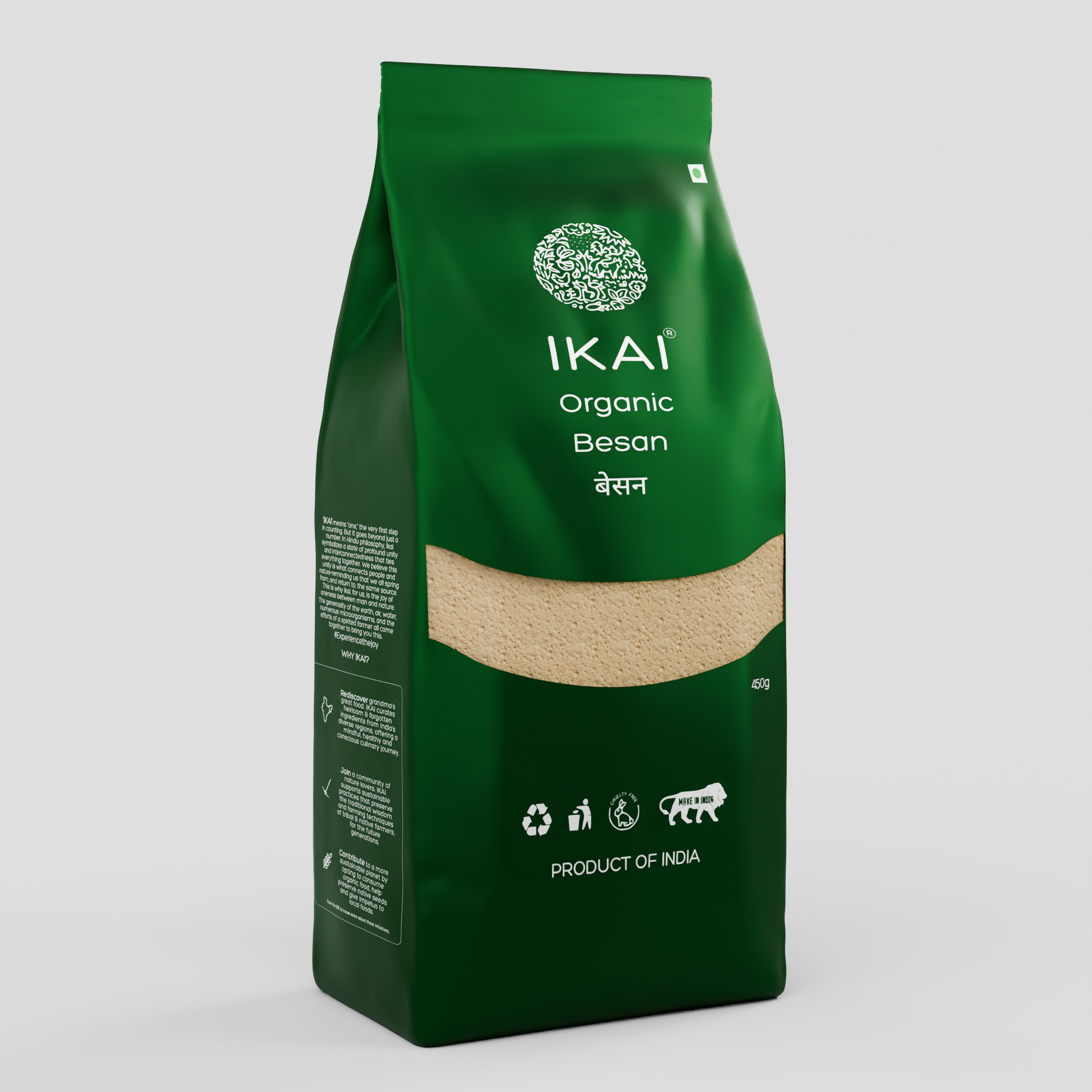 1 - Organic Besan - 450 gm