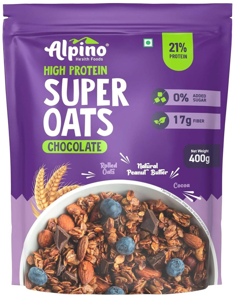 Alpino High Protein Super Rolled Oats Chocolate - Grab2buy