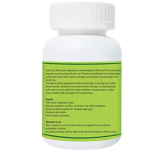 Zindagi Green Coffee And Tea Extract Capsules - Grab2buy