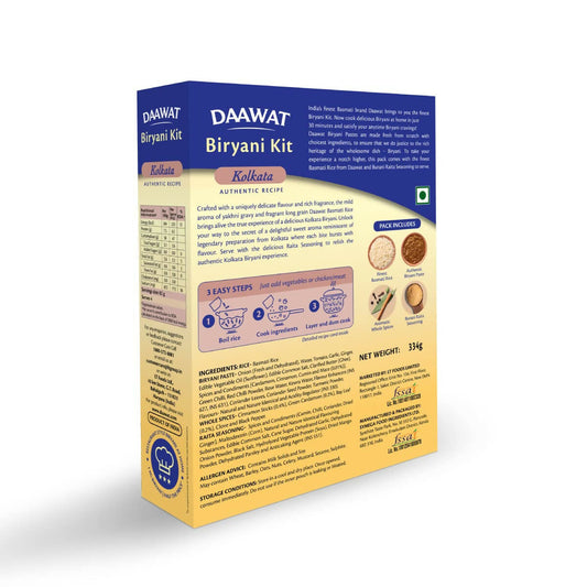 Daawat Biryani Kit Kolkata - Authentic Recipe - Grab2buy