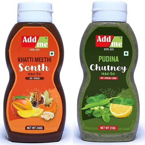 Add Me Khatti Meethi Sonth & Pudina Chutney Combo - Grab2buy
