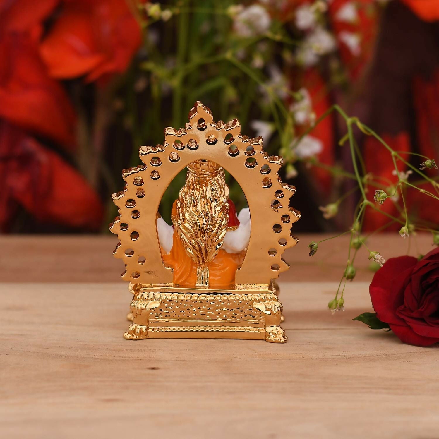 Collectible India Ceramic Lakshmi Idol - Grab2buy