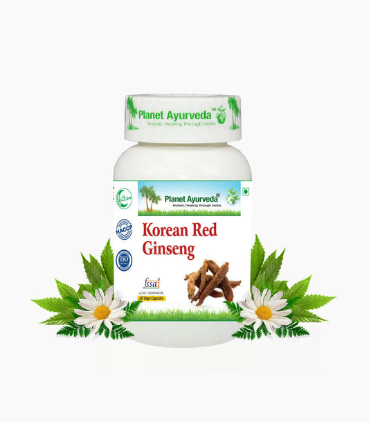 Planet Ayurveda Korean Red Ginseng Capsules - Grab2buy