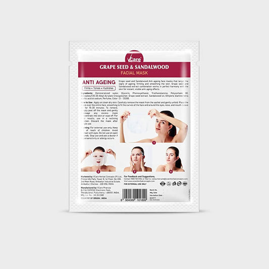 VCare Grapeseed and Sandalwood Facial Mask Grab2Buy VCare Grab2Buy