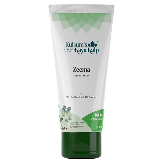 Kulsum's Kaya Kalp Zeema Face Cleanser For Skin Purification & Oil Control With Eucalyptus & Clove Grab2Buy Kulsum's Kaya Kalp Grab2Buy