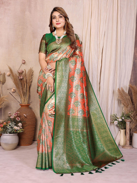 Anaita Banarasi Tissue Silk Saree