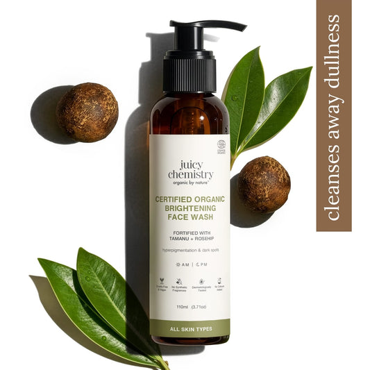 Organic Brightening Face Wash Fortified with Tamanu + Rosehip