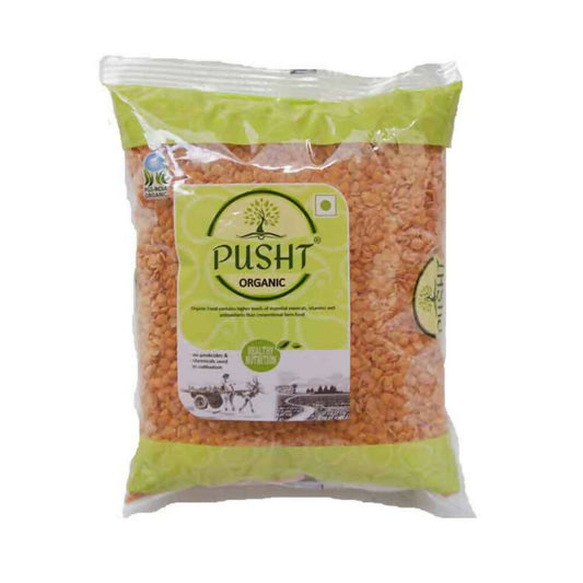 Pusht Organic Masoor Dhuli Dal - Grab2buy