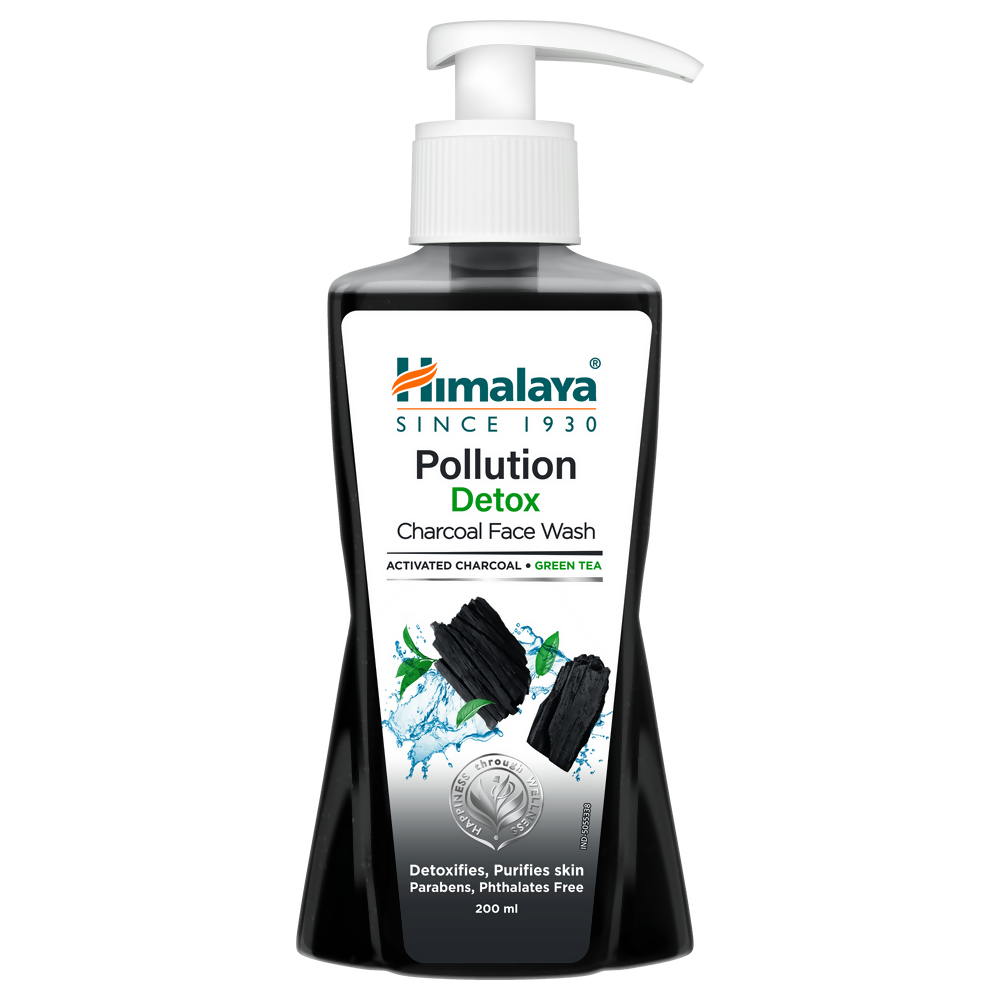 Himalaya Herbals Pollution Detox Charcoal Face Wash - Grab2buy