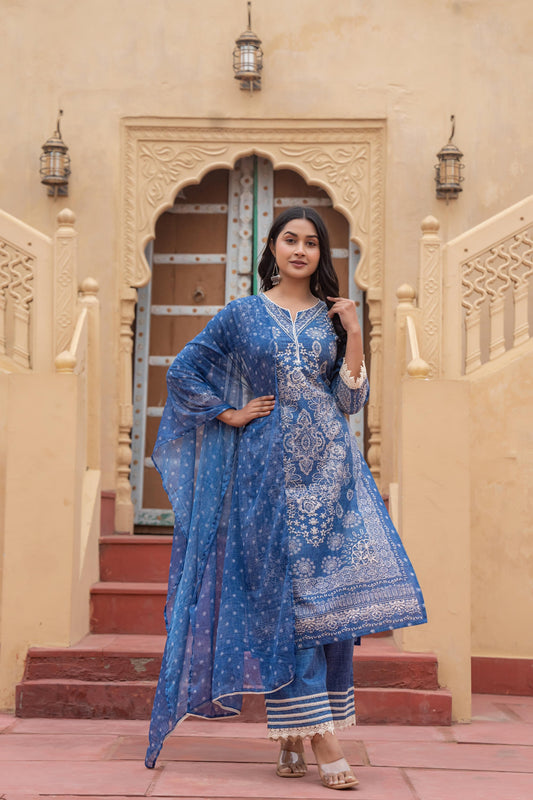 Juniper Blue Women's Kurta Set