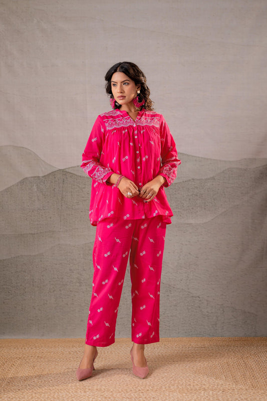 Juniper Ivory Kalaa Printed Tunic Set