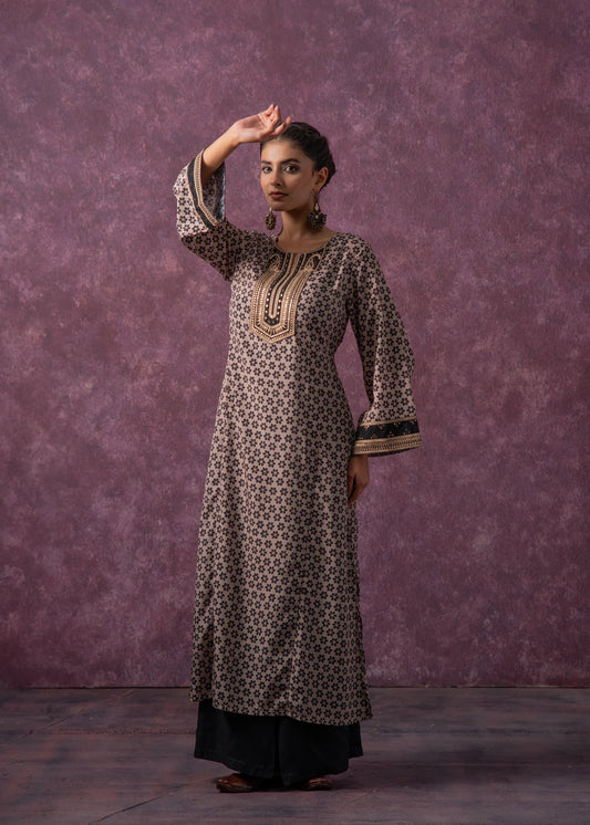 Juniper Noor Jaal Printed Long Kurta