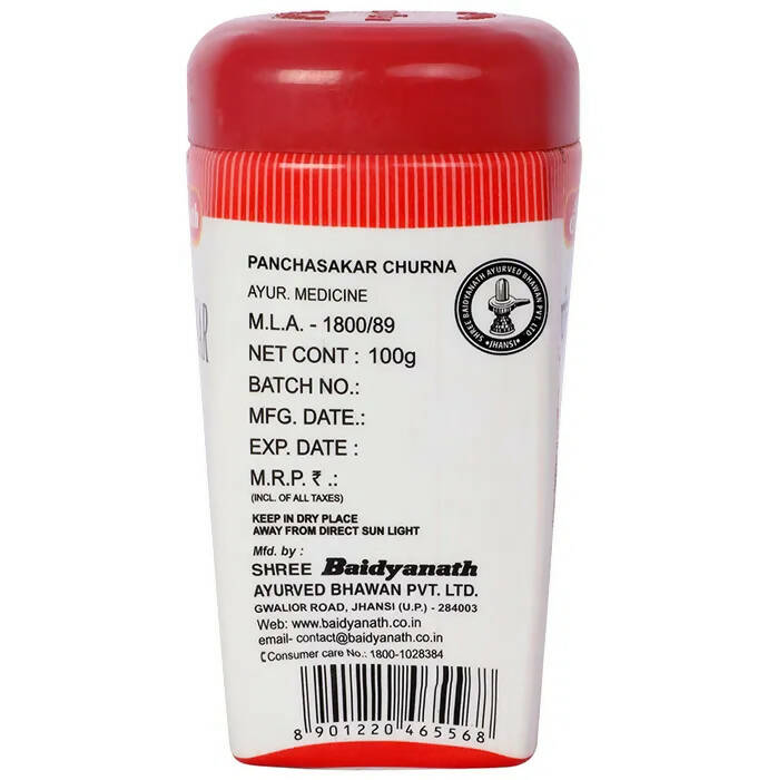 Baidyanath Jhansi Panchasakar Churna - Grab2buy