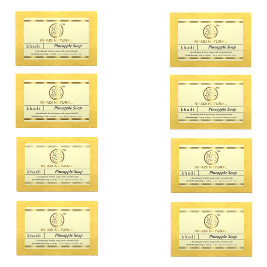 Khadi Natural Pineapple Soap Combo Pack Of 8 – 125gm Each