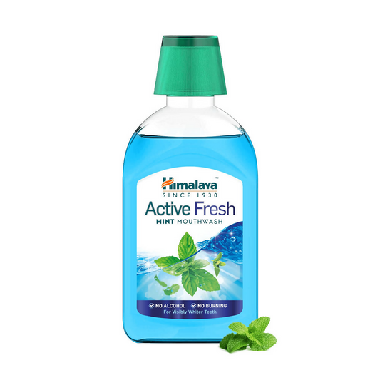 Himalaya Herbals Active Fresh Mint Mouthwash | Grab2Buy