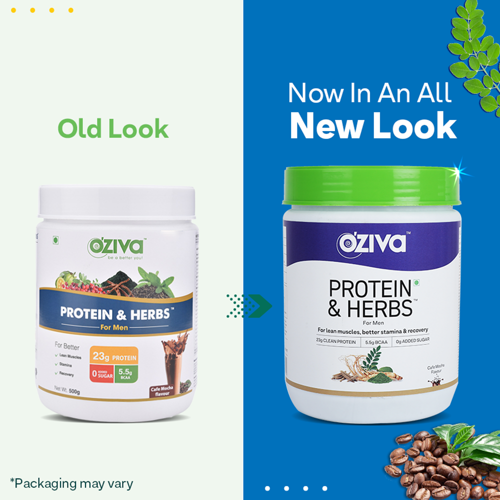 OZiva Protein & Herbs for Men - Grab2buy