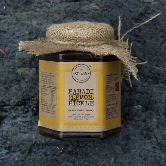 O'Ija Pahadi Lemon Pickle Sugar Free - Grab2buy