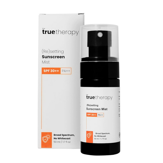 The True Therapy (Re) Setting Sunscreen Mist (Spray) For Men & Women SPF 30++ PA++ Grab2Buy The True Therapy Grab2Buy