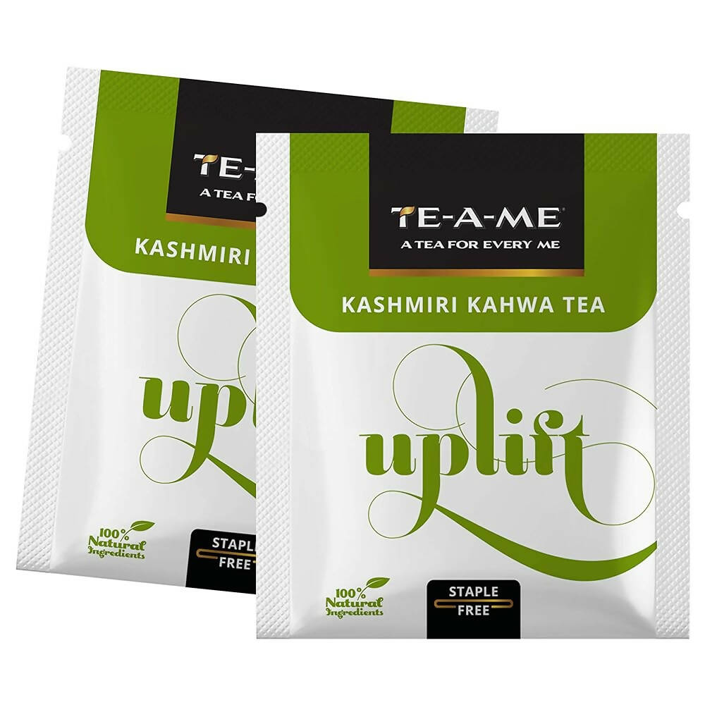 TE-A-ME Uplift Kashmiri Kahwa Natural Green Tea Bags - Grab2buy