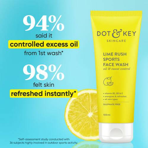 Dot & Key Lime Rush Sports Face Wash - Grab2buy