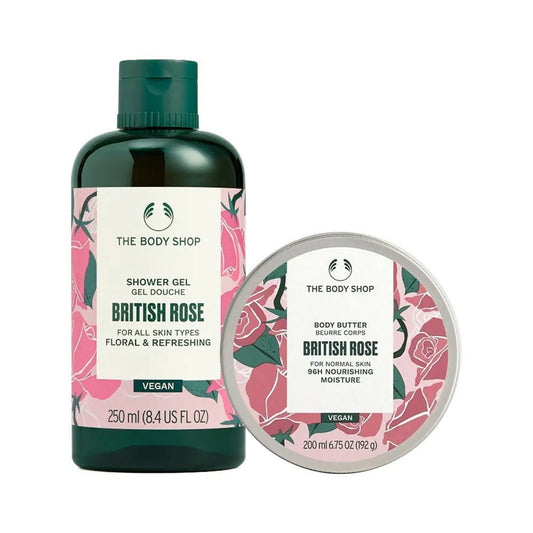 The Body Shop British Rose Shower Gel & Body Butter Combo Grab2Buy The Body Shop Grab2Buy