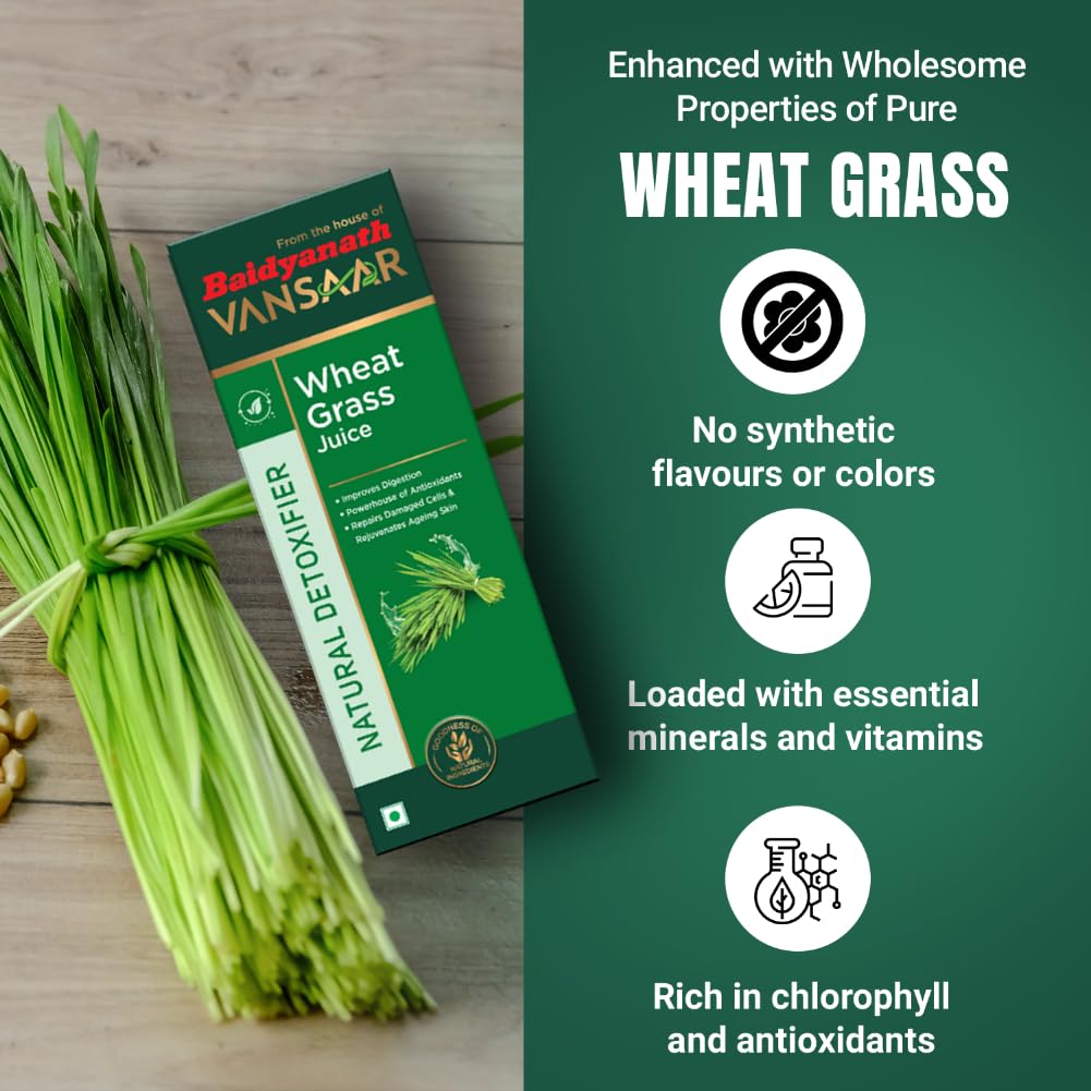 Baidyanath Vansaar Wheat Grass Juice - Grab2buy