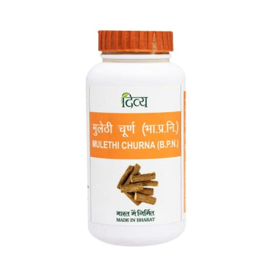 Patanjali Divya MULETHI CHURNA 100 gm Acidity, gas-related problems, cough, cold