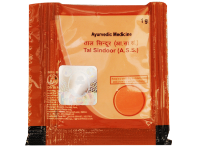 Patanjali Divya Tal Sindoor 1 gm x 2, skin diseases, blood purifying, fever, Abscess, cough, General debility