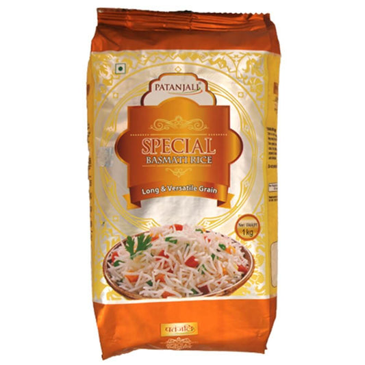 Patanjali Special Basmati Rice (1 kg) | Grab2Buy
