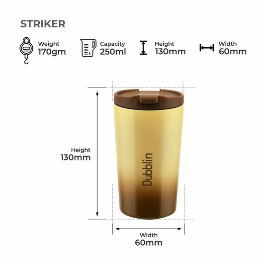 Dubblin Striker Stainless Steel Mug - Grab2buy