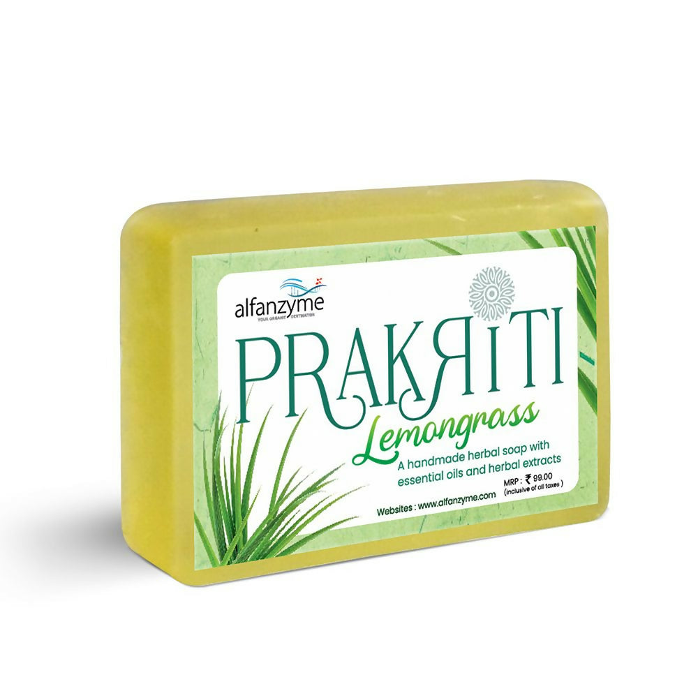 Prakriti Herbal Soap Lemongrass - Grab2buy