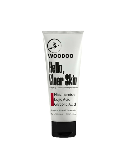 Woodoo Hello Clear Skin Everyday Skin Brightening Face Wash With Niacinamide Grab2Buy Woodoo Grab2Buy