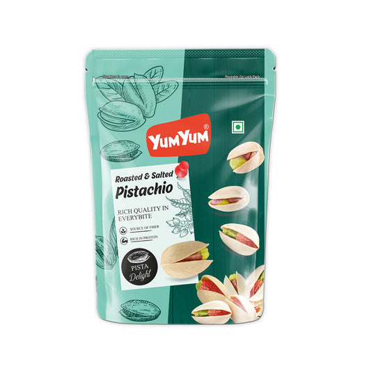 Yum Yum Roasted & Salted Pistachios Pouch Grab2Buy Yum Yum Grab2Buy