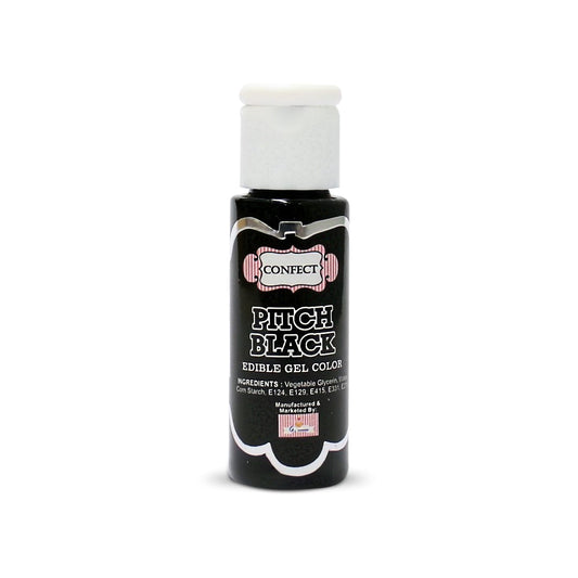 Confect Pitch Black | Edible Gel Color