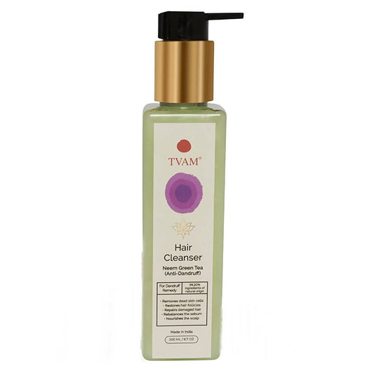 Tvam Neem & Green Tea Anti-Dandruff Hair Cleanser Grab2Buy Tvam Naturals Grab2Buy