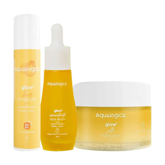 Aqualogica Bright Essentials Combo Sunscreen + Face Serum + Gel Moisturizer Grab2Buy Aqualogica Grab2Buy